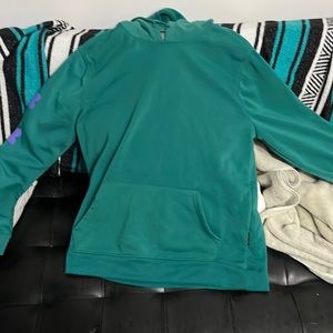 Green hoodie